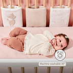 FanFan Bed Bumper Set – Baby Head Protector – 20 x 20 cm – 6 Pieces [EN]