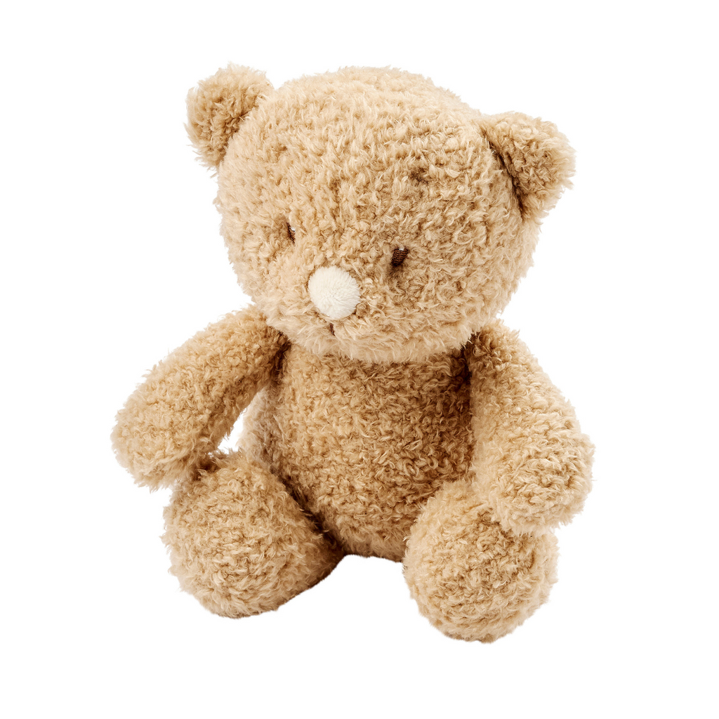 TEDDY Baby Plush Bear – 25 cm – Soft Baby Cuddle Toy – Beige [DE]