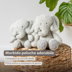 TEDDY Baby Plush Elephant – 25 cm – Soft Baby Cuddle Toy – Grey [IT]