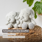 TEDDY Baby Plush Elephant – 25 cm – Soft Baby Cuddle Toy – Grey [NL]