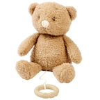 TEDDY Music Plush Bear – 25 cm – Soft Plush Toy with Music – Beige [DE]