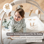 TEDDY Baby Playmat with Arches Square – 70 x 80 cm – Baby Activity Play Rug [DE]