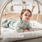 TEDDY Baby Playmat with Arches Square – 70 x 80 cm – Baby Activity Play Rug [DE]