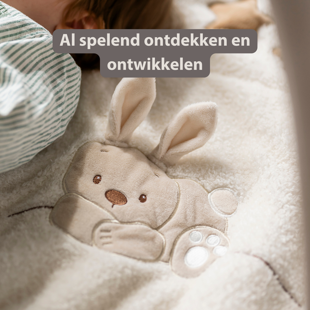 TEDDY Baby Playmat with Arches Square – 70 x 80 cm – Baby Activity Play Rug [NL]