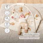 TEDDY Baby Playmat with Arches Square – 70 x 80 cm – Baby Activity Play Rug [EN]