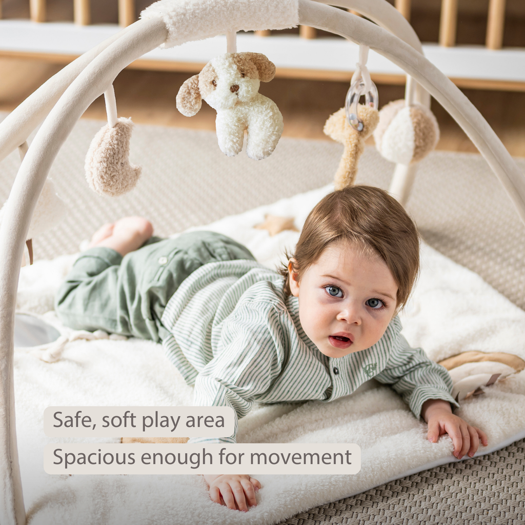TEDDY Baby Playmat with Arches Square – 70 x 80 cm – Baby Activity Play Rug [EN]