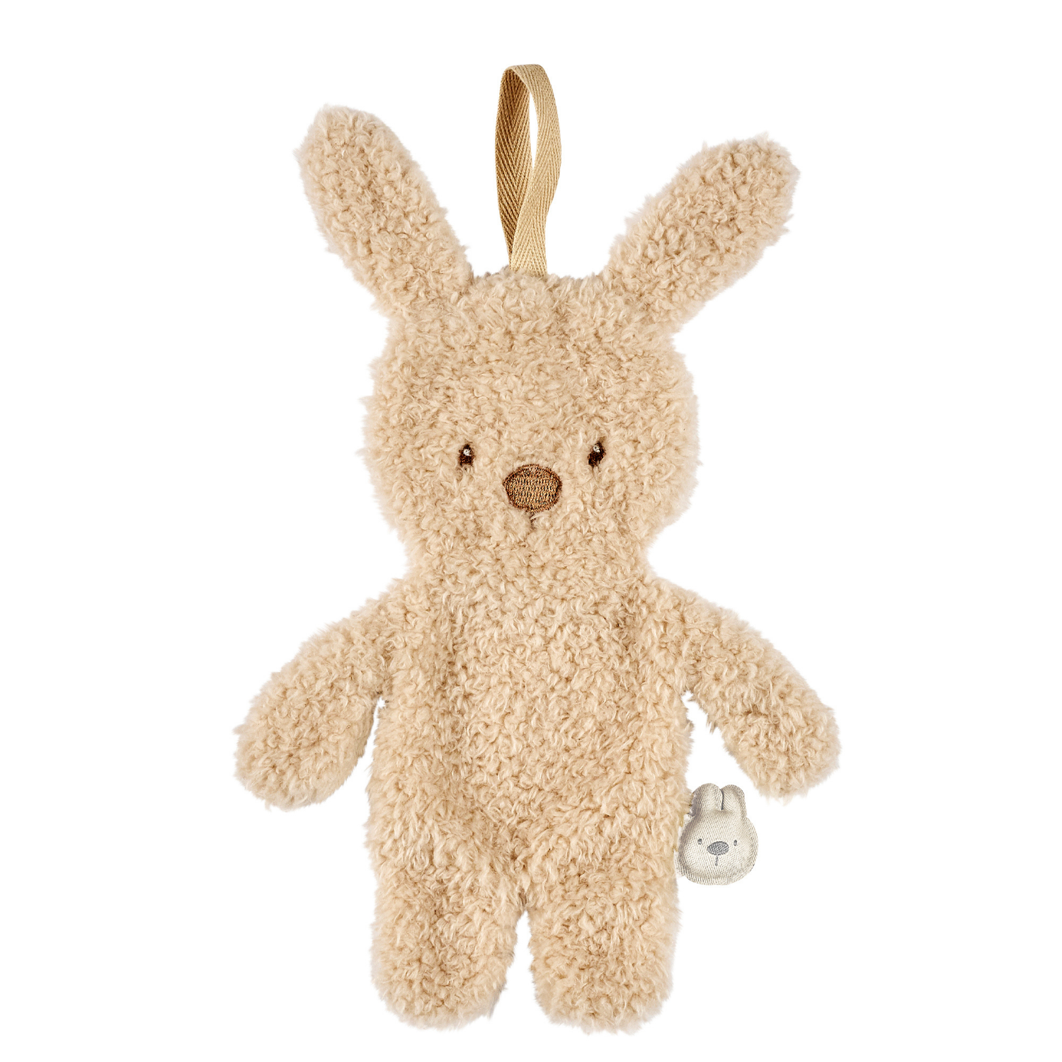 TEDDY Baby Pacifier Cloth – 26 cm – Bunny Doudou as Pacifier Holder – Beige [EN]