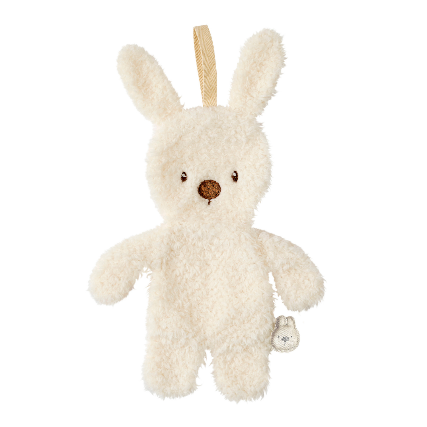 TEDDY Baby Pacifier Cloth – 26 cm – Bunny Doudou as Pacifier Holder – Ecru [NL]