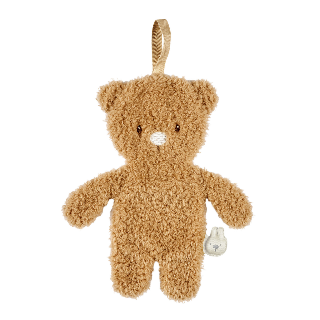 TEDDY Baby Pacifier Cloth – 26 cm – Bear Doudou as Pacifier Holder – Beige [DE]