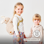 TEDDY Plush Backpack – 30 cm – Toddler School Bag – Soft Bunny Backpack – Ecru [NL]