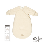 TEDDY Sleeping Bag Teddy Ecru 60 cm – With Sleeves and Mittens – TOG 2.5 – Soft Baby Sleeping Bag [DE]