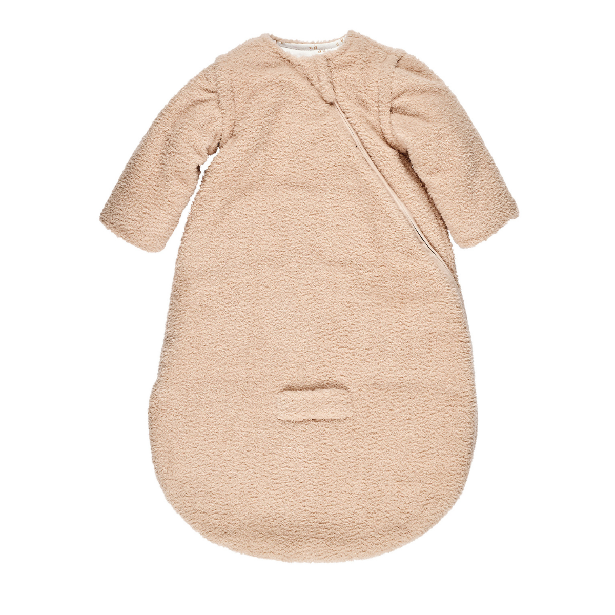 TEDDY Sleeping Bag Teddy Beige 70 cm – Detachable Sleeves – TOG 2.5 – Soft Baby Sleeping Bag [NL]