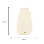 TEDDY Sleeping Bag Teddy Ecru 70 cm – TOG 2.5 – Soft Baby Sleeping Bag – Breathable & Safe Sleep [DE]