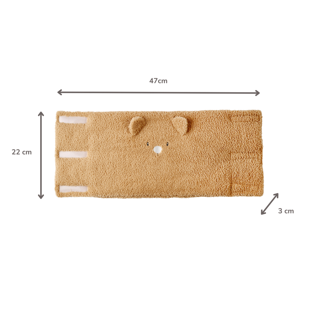 TEDDY Bed Protector Set of 6 Pieces – Cot Rail Protectors – Soft Baby Bed Safety [DE]