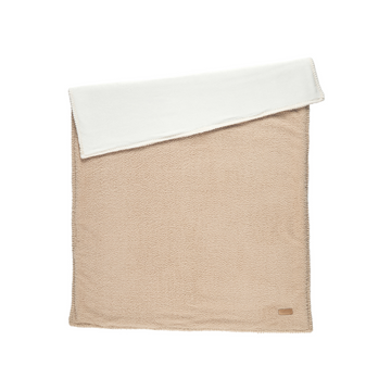 TEDDY Supersoft Blanket Beige 100x75 cm – Double-Sided Baby Blanket [DE]