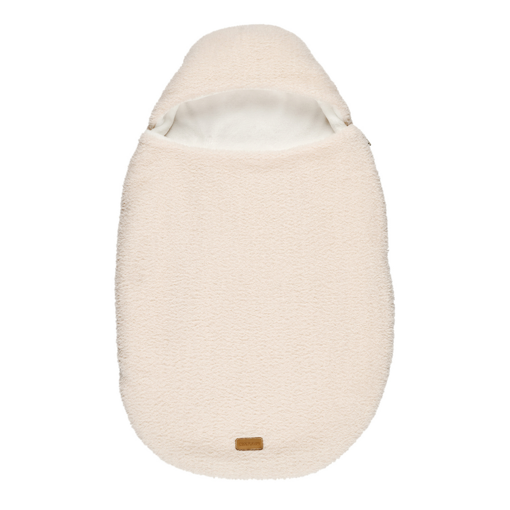 TEDDY Baby Nest Ecru 0–6 months – Soft Baby Nest – For Car Seat and Stroller [DE]