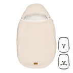 TEDDY Baby Nest Ecru 0–6 months – Soft Baby Nest – For Car Seat and Stroller [IT]