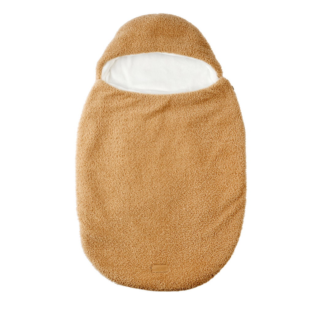 TEDDY Baby Nest Brown 0–6 months – Soft Baby Nest – For Car Seat and Stroller [DE]