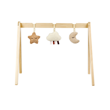 TEDDY Wooden Play Arch Baby – 60 x 48 cm – Baby Activity Play Gym [IT]