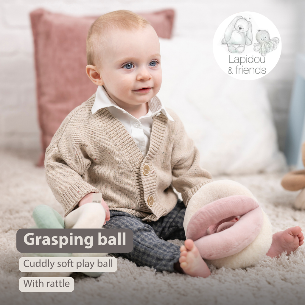 Lapidou Ball - Activity Plush - 17 cm - Pink [EN]