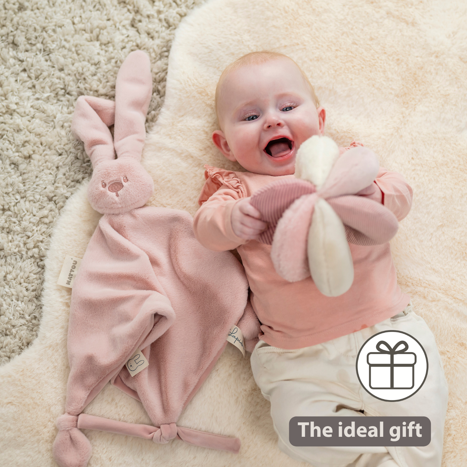 Lapidou Ball - Activity Plush - 17 cm - Pink [EN]