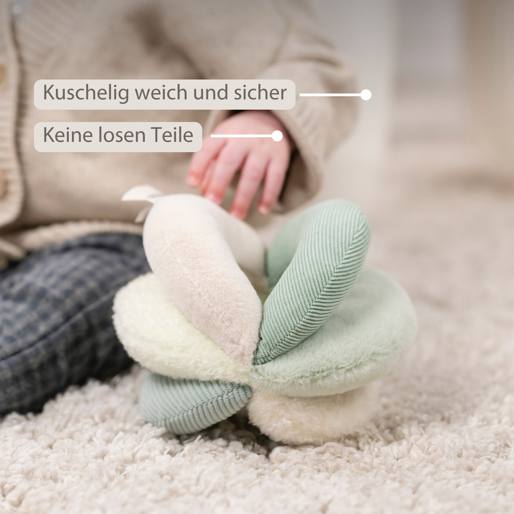 Lapidou Ball - Activity Plush - 17 cm - Linden Green [DE]
