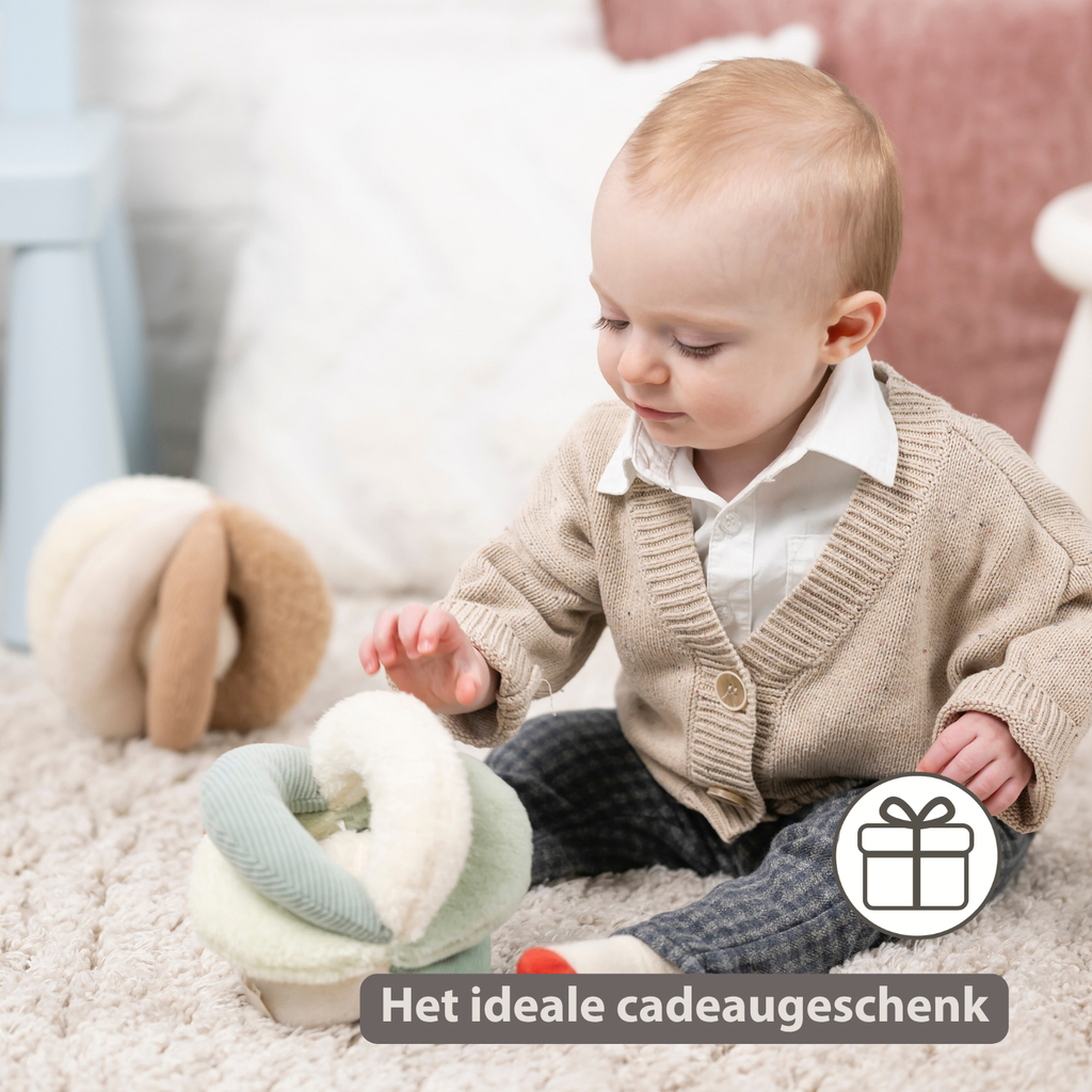 Lapidou Ball - Activity Plush - 17 cm - Linden Green [NL]