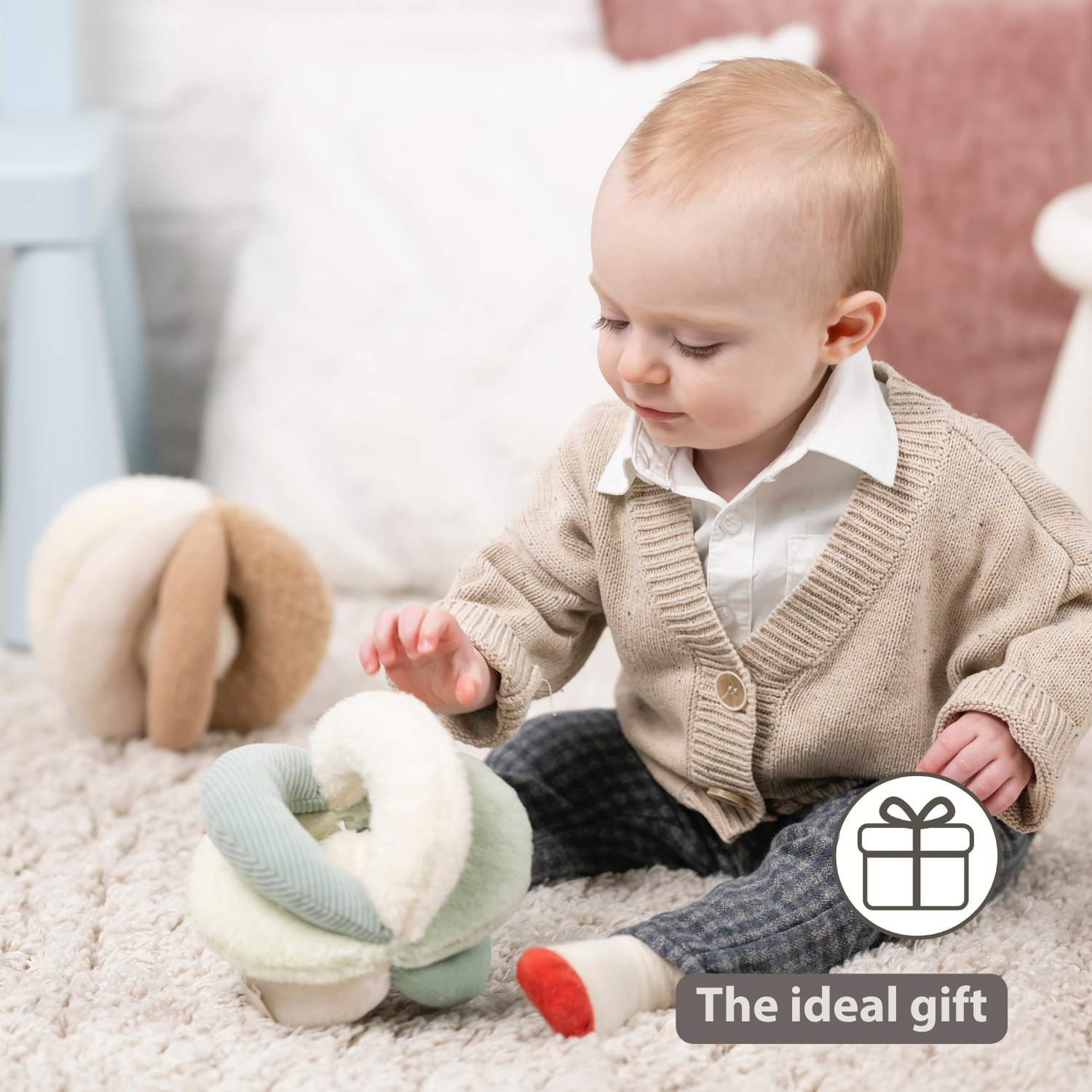 Lapidou Ball - Activity Plush - 17 cm - Linden Green [EN]