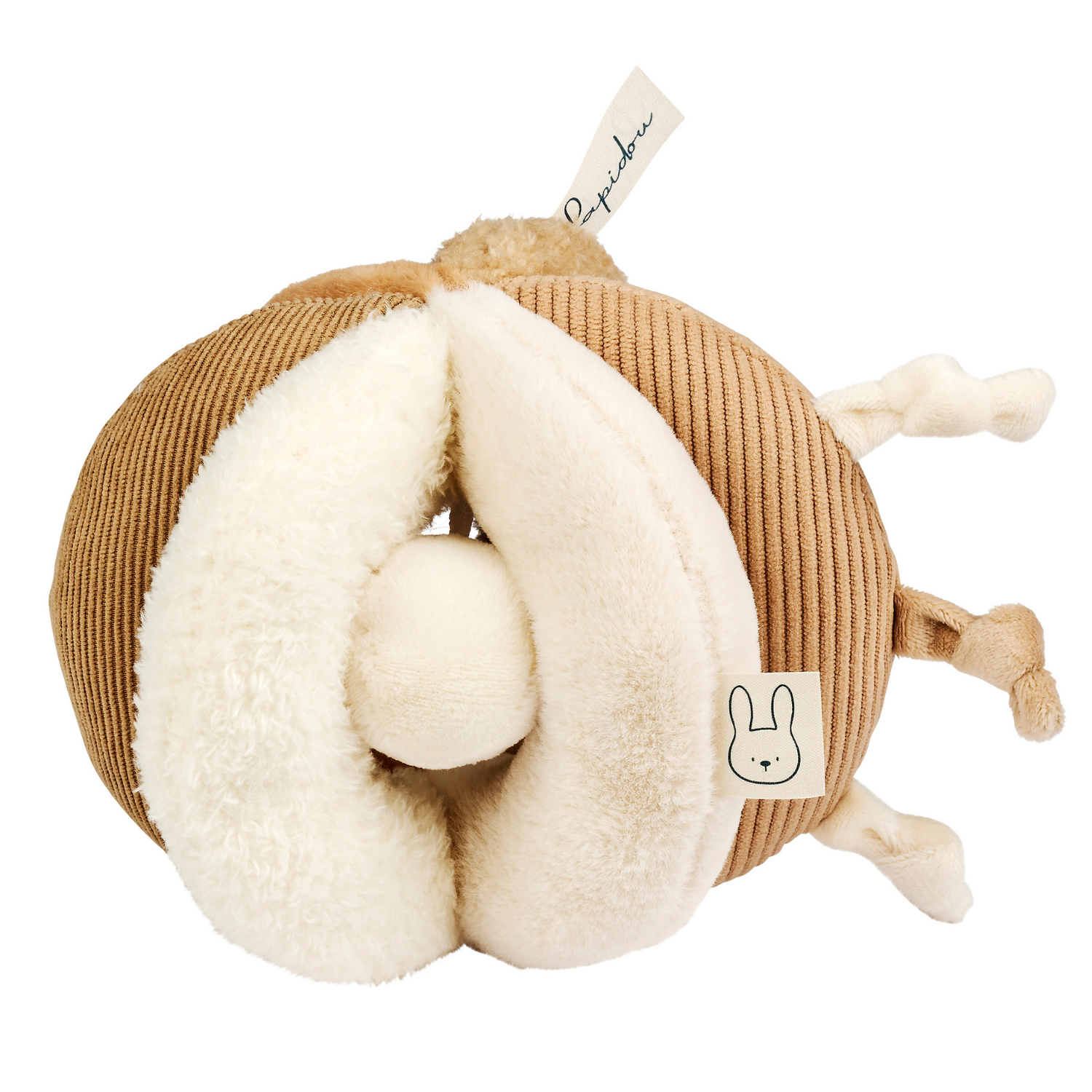 Lapidou Ball - Activity Plush - 17 cm - Sand [NL]