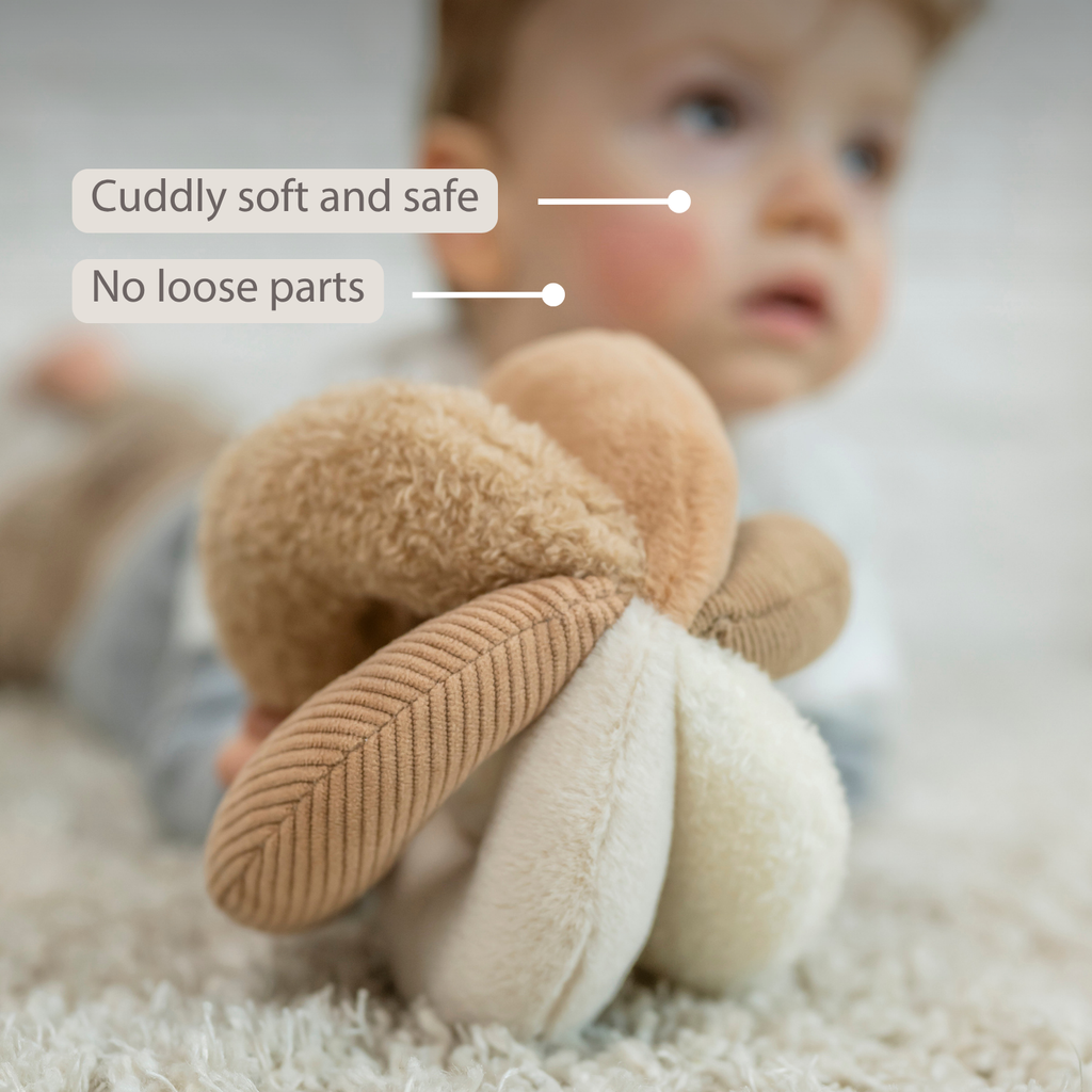 Lapidou Ball - Activity Plush - 17 cm - Sand [EN]