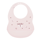 Mealtime Bib with Catch Tray - 28 cm - Pink [IT]