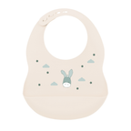 Mealtime Bib with Catch Tray - 28 cm - Sand [FR]