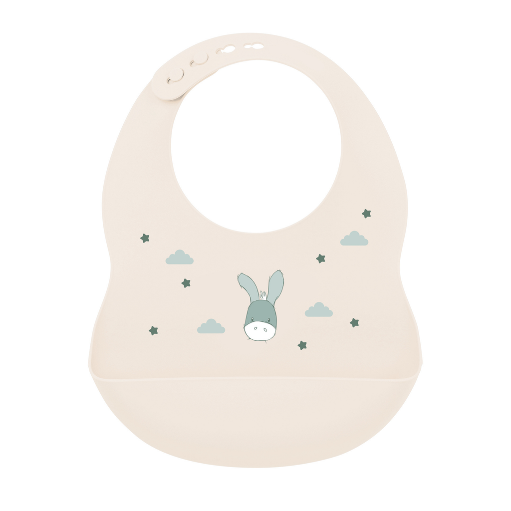 Mealtime Bib with Catch Tray - 28 cm - Sand [NL]