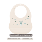 Mealtime Bib with Catch Tray - 28 cm - Sand [EN]