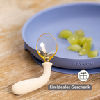 Mealtime Silicone Cutlery Set - from 8 months - 12 cm - Ecru [DE]