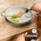 Mealtime Stainless Steel Cutlery Set - from 8 months - 12 cm - Linden Green [FR]