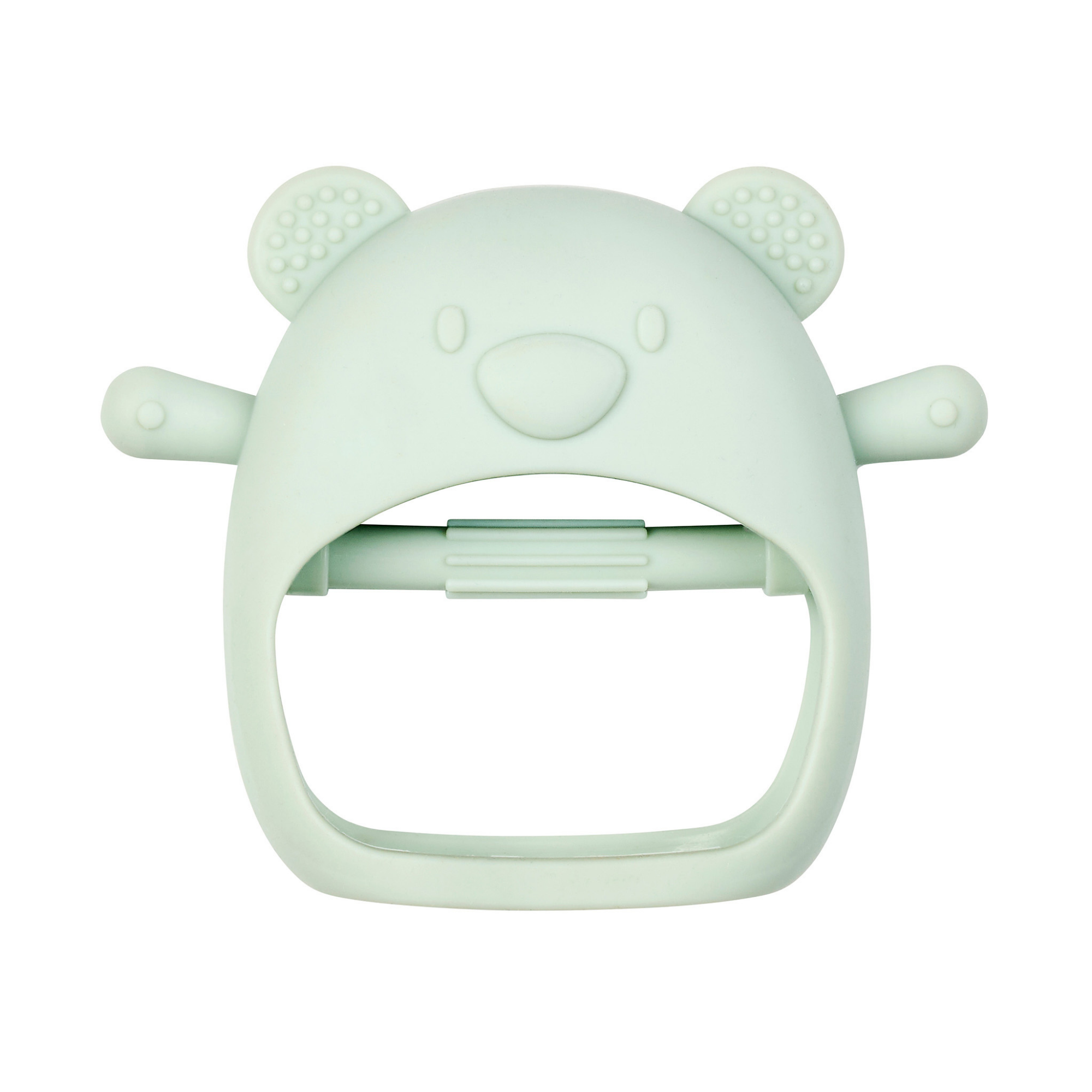 Silikon Handschuh-Beißring Bär - Silikon Beißring - 8 cm