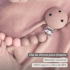 Silicone Pacifier Chain - 21 cm - Gradient Pink [ES]