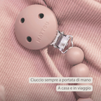 Silicone Pacifier Chain - 21 cm - Gradient Pink [IT]