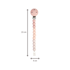 Silicone Pacifier Chain - 21 cm - Gradient Pink [IT]