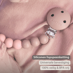 Silicone Pacifier Chain - 21 cm - Gradient Pink [NL]