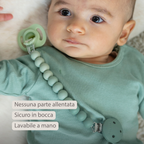 Silicone Pacifier Chain - 21 cm - Gradient Green [IT]