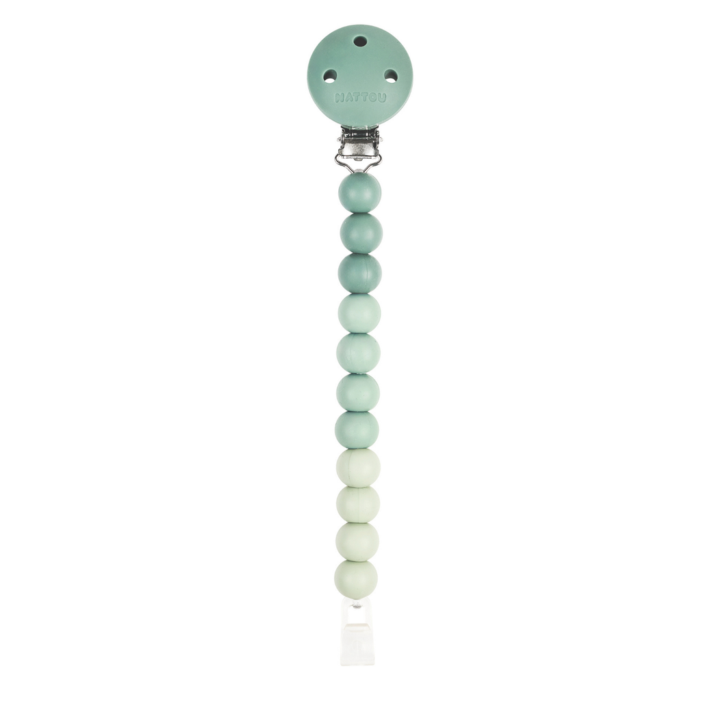 Silicone Pacifier Chain - 21 cm - Gradient Green [EN]