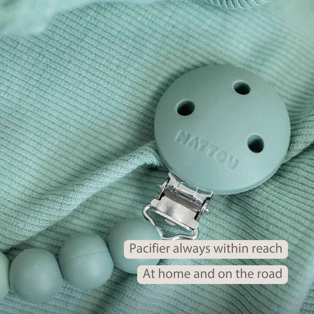 Silicone Pacifier Chain - 21 cm - Gradient Green [EN]