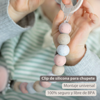Silicone Pacifier Chain - 21 cm - Multi Pink [ES]