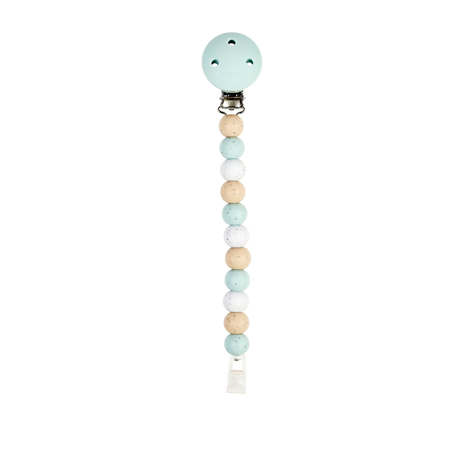 Silicone Pacifier Chain - 21 cm - Multi Green [NL]