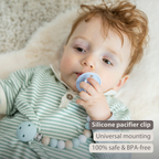Silicone Pacifier Chain - 21 cm - Multi Green [EN]