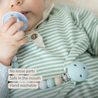 Silicone Pacifier Chain - 21 cm - Multi Green [EN]