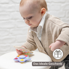 Silicone Baby Pop-it Spinner with Suction Cup - 9 cm - Multicolor [DE]
