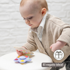 Silicone Baby Pop-it Spinner with Suction Cup - 9 cm - Multicolor [ES]